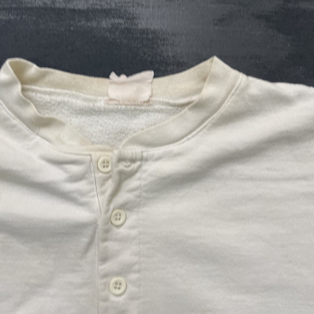 vintage Seoul Olympics sweatshirt mens xl white 1980s henley canada cbc - Picture 9 of 15